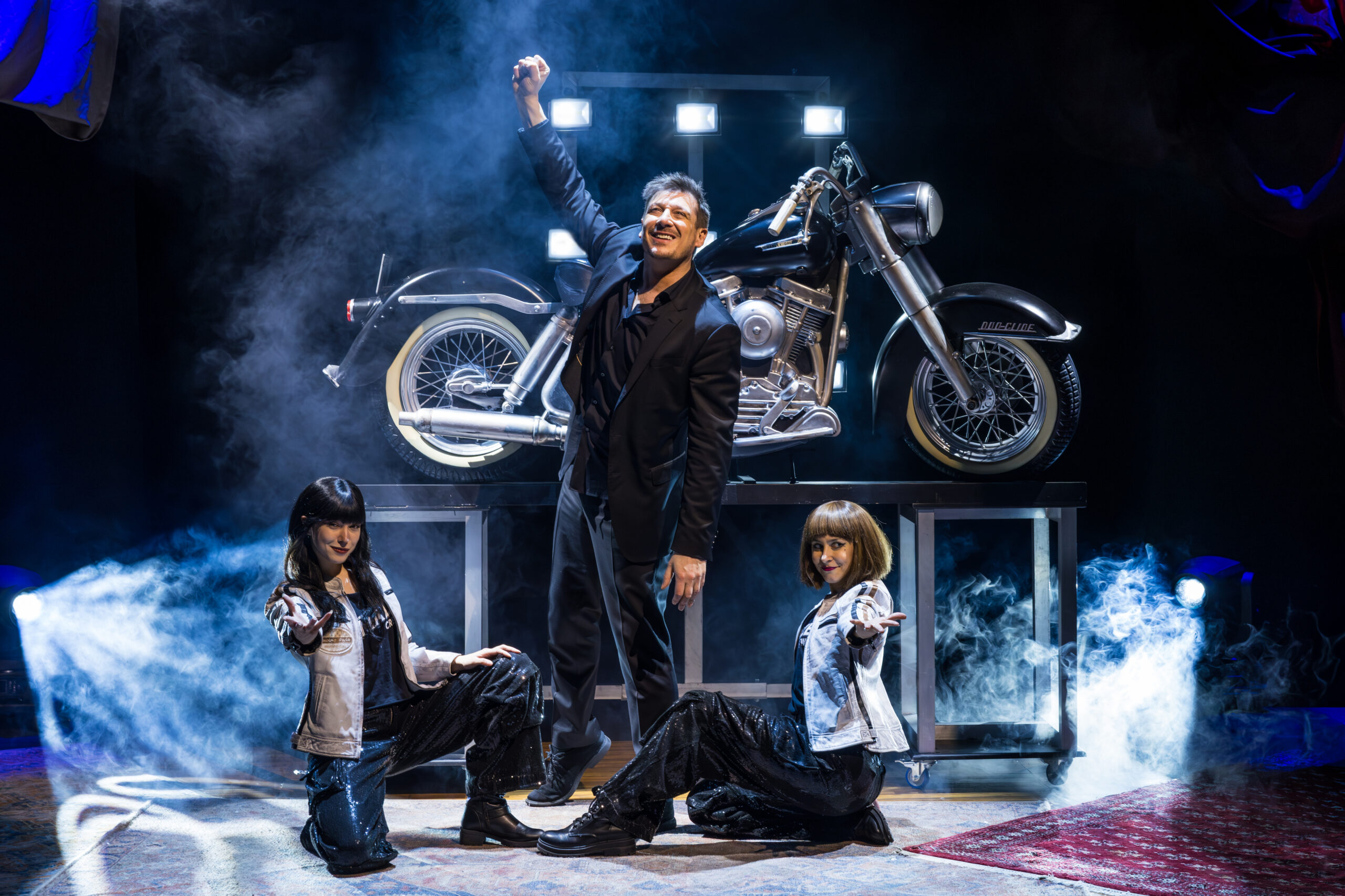 Jamie Allan performing AMAZE at New World Stages
